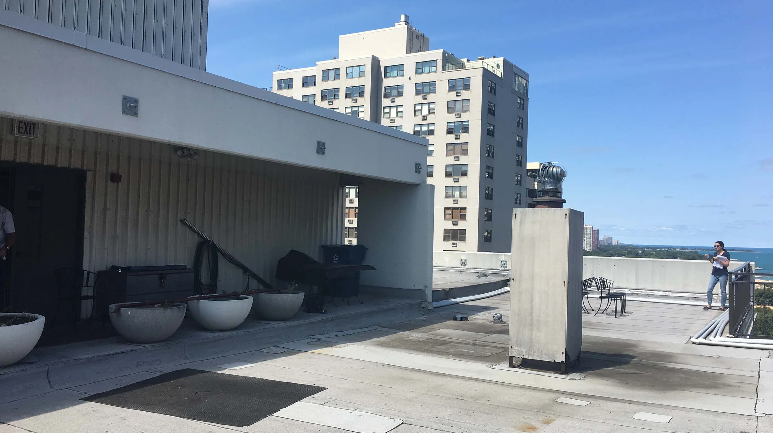 Astor Roof Deck - Before