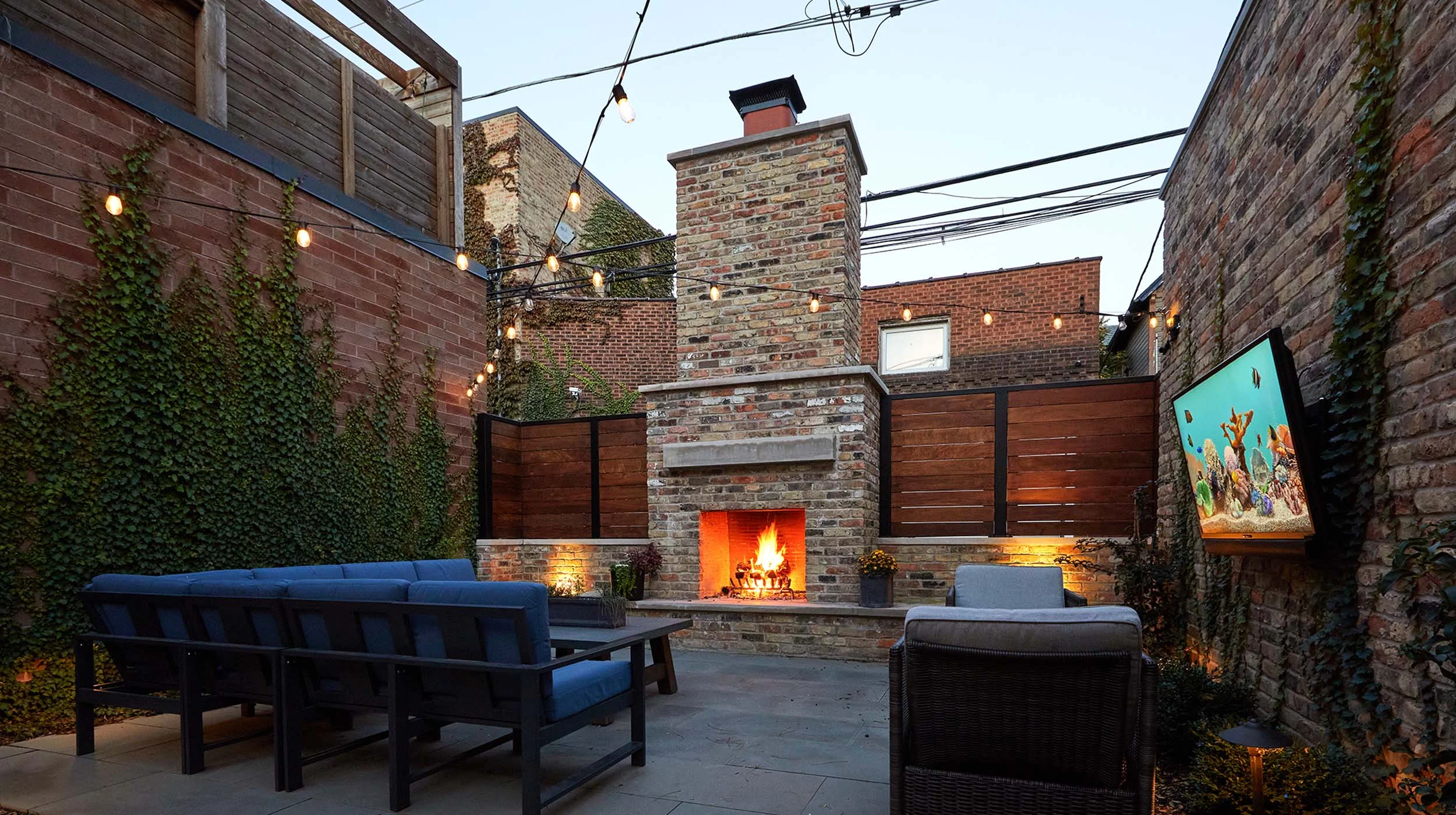 Outdoor Fireplace - Gallery image 1