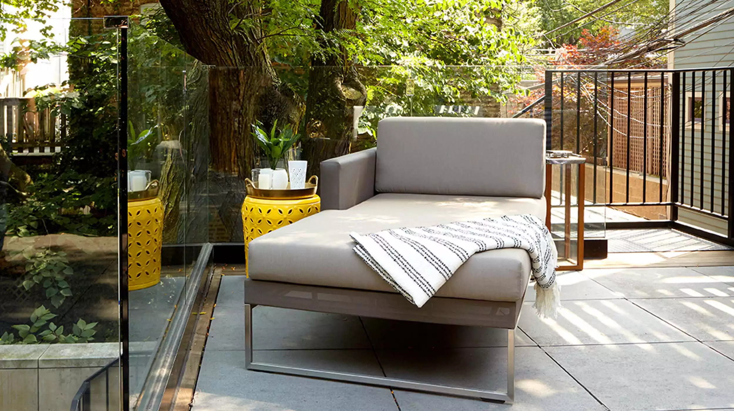 Old Town Terrace In The Trees