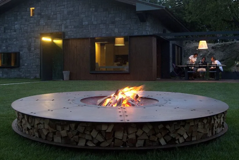 Wood burning fire pit design 3