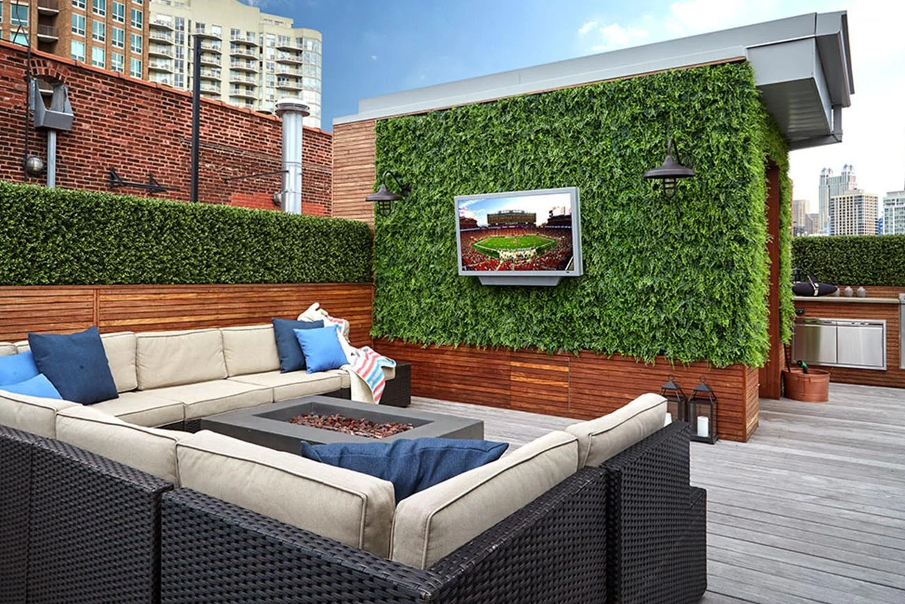 Chicago Roof Deck outdoor A/V entertainment system