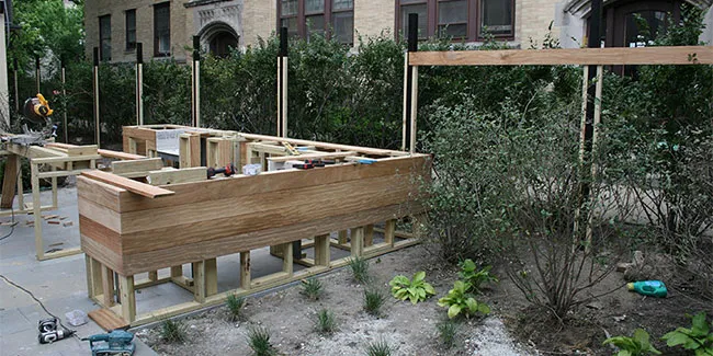 Reside on Barry rooftop deck