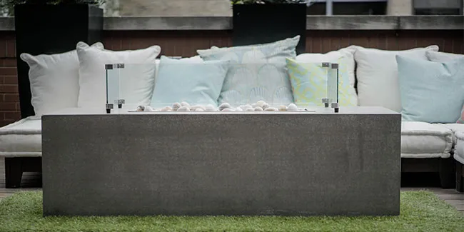 Custom fire pit installation